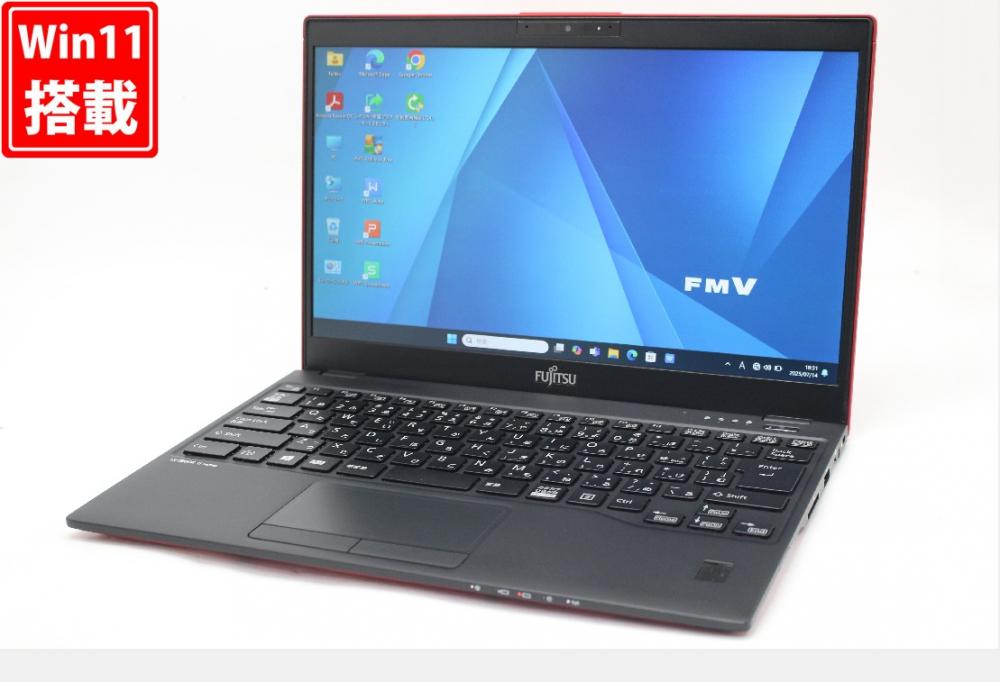 中古良品 フルHD 13.3型 Fujitsu LIFEBOOK U939A Windows11 第8世代 i7-8665U 16GB 256GB-SSD カメラ 無線 Office付き 中古パソコン 管:0997w