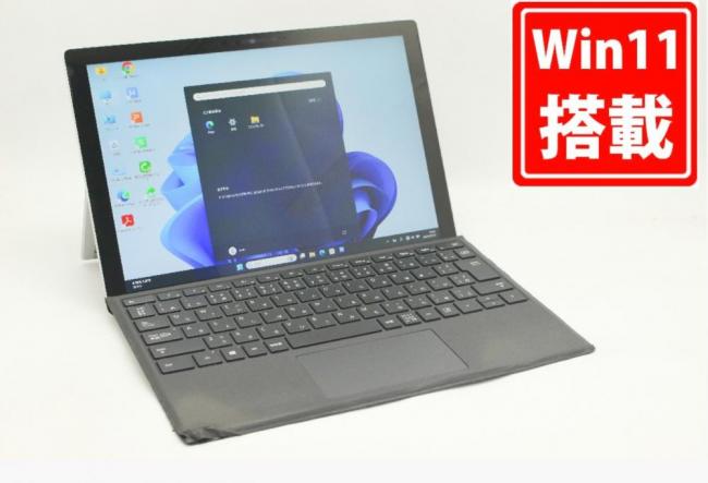 中古 2K対応 タッチ 12型 Microsoft Surface Pro7 Windows11 第10世代 i5-1035G4 8GB NVMe 256GB-SSD カメラ 無線Wi-Fi6 Office付き 中古パソコン 管:1115m