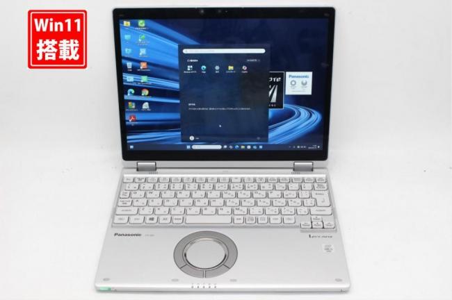 1090時間 中古 2.8K対応 タッチ 12型 Panasonic Let’s note CF-QV9RDAVS Windows11 第10世代 i5-10310u 8GB NVMe 256GB-SSD カメラ 無線 Office付き 中古パソコン 管:1050s