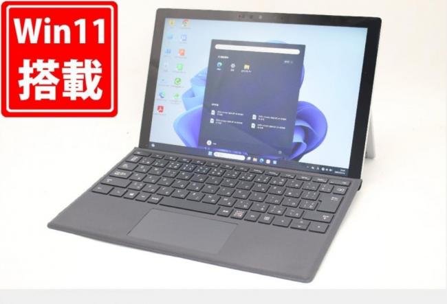 中古 2K対応 タッチ 12型 Microsoft Surface Pro7 Windows11 第10世代 i5-1035G4 8GB NVMe 256GB-SSD カメラ 無線Wi-Fi6 Office付き 中古パソコン 管:1331m