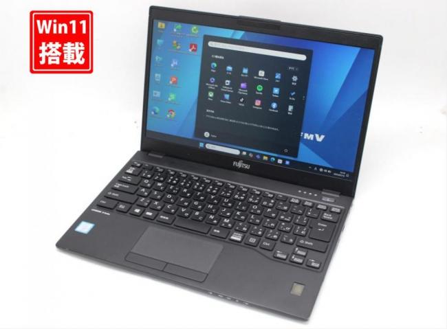 中古 フルHD 13.3型 Fujitsu LIFEBOOK U939A Windows11 第8世代 i5-8365u 8GB 256GB-SSD 無線 Office付き 中古パソコン 税無 管:1410s