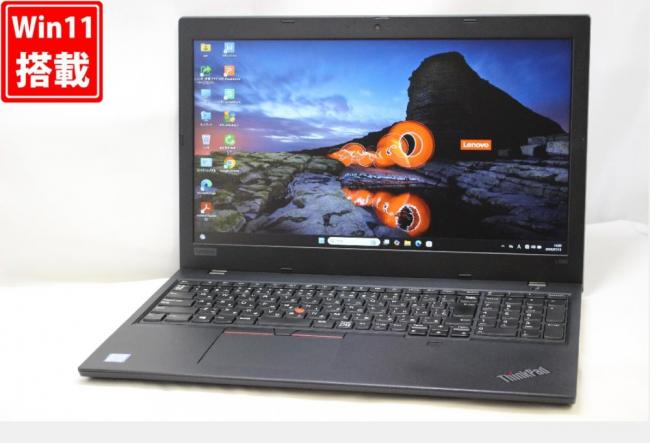 中古良品 フルHD 15.6型 Lenovo ThinkPad L590 Windows11 第8世代 i5-8265U 16GB NVMe 256GB-SSD カメラ 無線 Office付き 中古パソコン 管:1483w