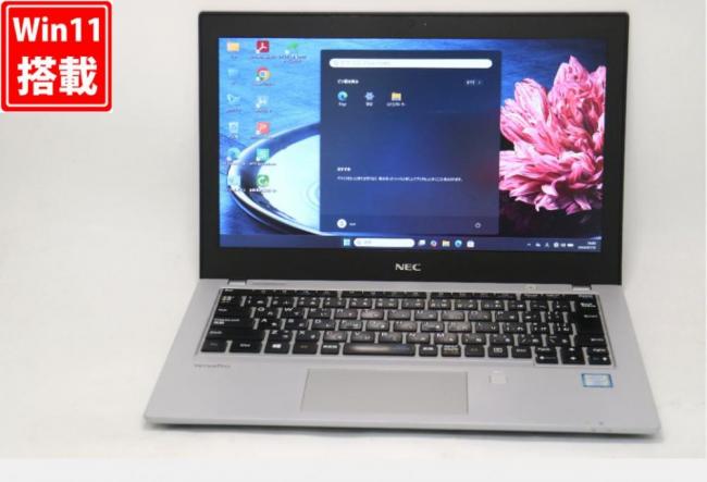 中古 12.5型 NEC VersaPro VKM17B-4 Windows11 第8世代 i5-8350U 8GB NVMe 256GB-SSD 無線 Office付き 中古パソコン 税無 管:1603v