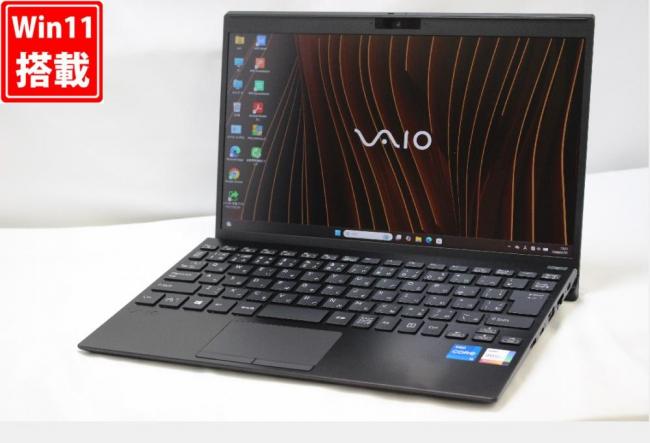 良品 フルHD 12.5型 VAIO ProPJ VJPJ21 Windows11 第11世代 i5-1135G7 8GB NVMe 256GB-SSD カメラ 無線Wi-Fi6 Office付き 中古パソコン 管:1789w