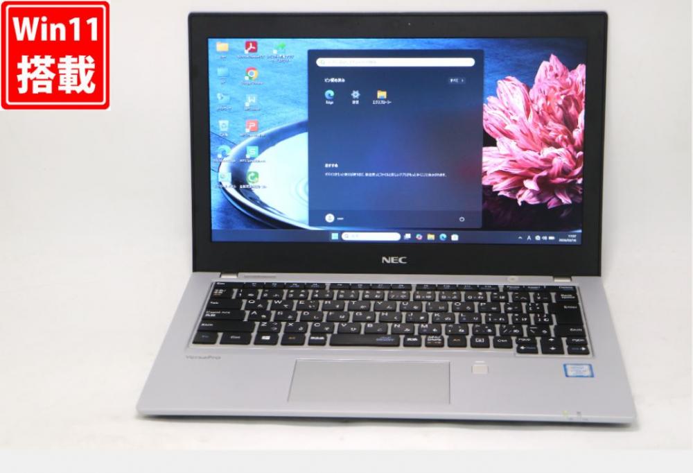 良品 12.5型 NEC VersaPro VKM17B-4 Windows11 第8世代 i5-8350U 8GB NVMe 256GB-SSD 無線 Office付き 中古パソコン 税無 管:0914v