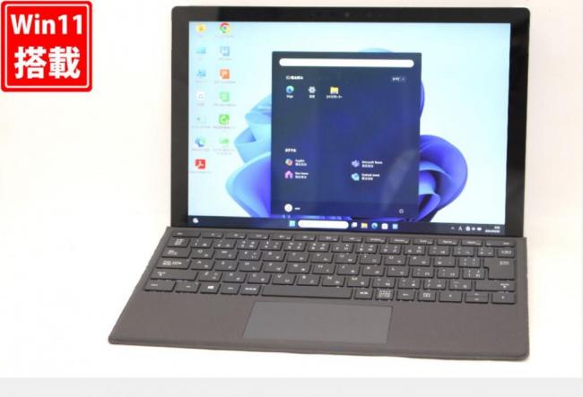 中古 2K対応 タッチ 12.3型 Microsoft Surface Pro7 Windows11 第10世代 i5-1035G4 8GB NVMe 256GB-SSD カメラ 無線Wi-Fi6 Office付き 中古パソコン 管:0921v
