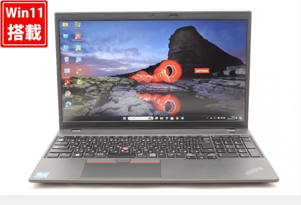 中古美品 フルHD 15.6型 Lenovo ThinkPad L15 Gen3 Windows11 10コア 12世代 i5-1235U 8GB NVMe 256GB-SSD カメラ 無線Wi-Fi6 Office付 中古パソコン 管:1022W