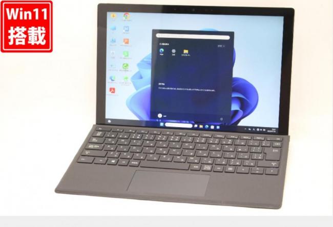 中古 2K対応 タッチ 12.3型 Microsoft Surface Pro7 Windows11 第10世代 i5-1035G4 8GB NVMe 256GB-SSD カメラ 無線Wi-Fi6 Office付き 中古パソコン 管:1040v