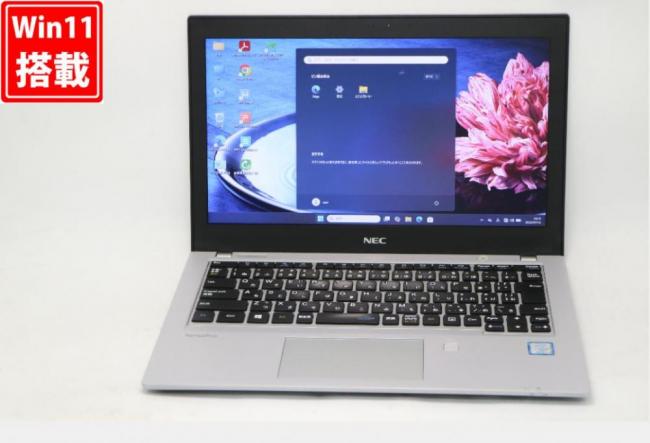 訳有 13.3型 NEC VersaPro VKM17B-4 Windows11 第8世代 i5-8350U 8GB NVMe 256GB-SSD 無線 Office付き 中古パソコン 税無 管:1623v
