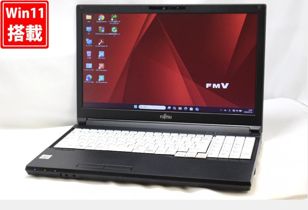 中古良品 15.6型 Fujitsu LIFEBOOK A5510D Windows11 第10世代 i5-10210U 8GB 128GB-SSD カメラ 無線Wi-Fi6 Office付き 中古パソコン 管:0991w