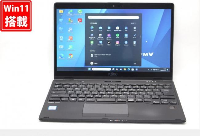 中古 フルHD タッチ 13.3型 Fujitsu LIFEBOOK U939XA Windows11 第8世代 i5-8365U 8GB 256GB-SSD カメラ 無線 Office付き 中古パソコン 管:1048v