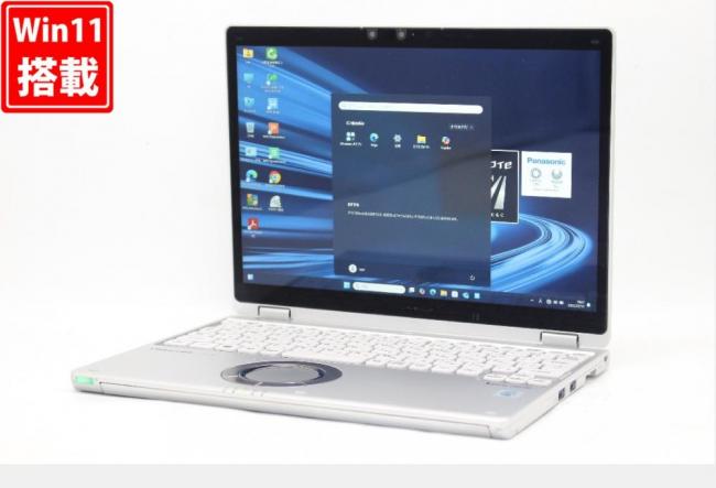 良品 2.8K対応 タッチ 12型 Panasonic Let's note CF-QV9RDAVS Windows11 第10世代 i5-10310u 8GB NVMe 256GB-SSD カメラ 無線Wi-Fi6 Office付き 中古パソコン 管:1055r
