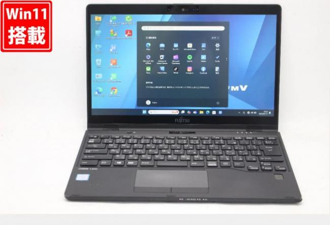 中古 フルHD タッチ 13.3型 Fujitsu LIFEBOOK U939XA Windows11 第8世代 i5-8365U 8GB 256GB-SSD カメラ 無線 Office付き 中古パソコン 管:1611v