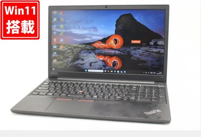 中古 フルHD 15.6型 Lenovo ThinkPad E15 Windows11 第10世代 i7-10510U 16GB NVMe 256GB-SSD カメラ 無線Wi-Fi6 Office付き 中古パソコン 管:1047w