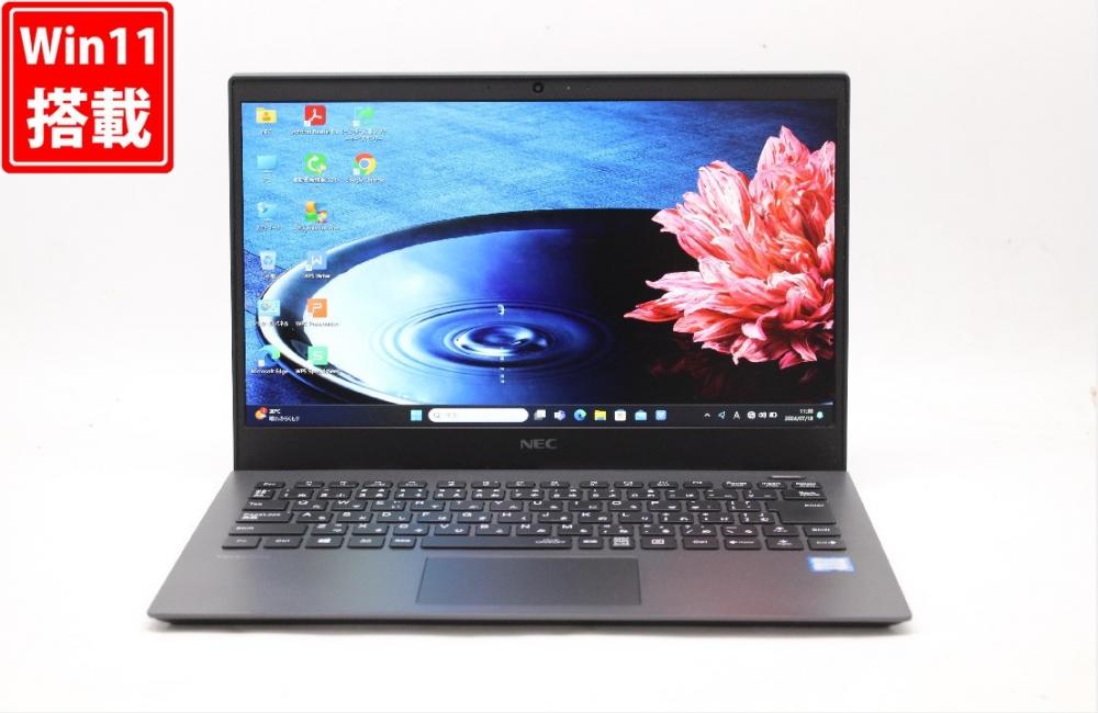 中古 フルHD 13.3型 NEC VersaPro VKV18GZG5 Windows11 八世代 i7-8565U 16GB NVMe 256GB-SSD カメラ 無線 Office付 中古パソコン 管:1113w