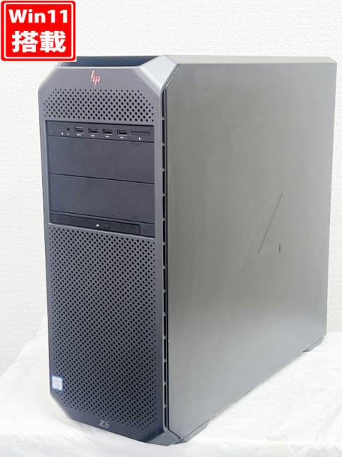 ゲーミングPC  中古美品 HP Z6 G4 Workstation Windows11 8コア Xeon Silver 4108 24GB NVMe 256GB-SSD + 2TB-HDD NVIDIA Quadro P2200 Office付き 中古パソコン 管:1451h