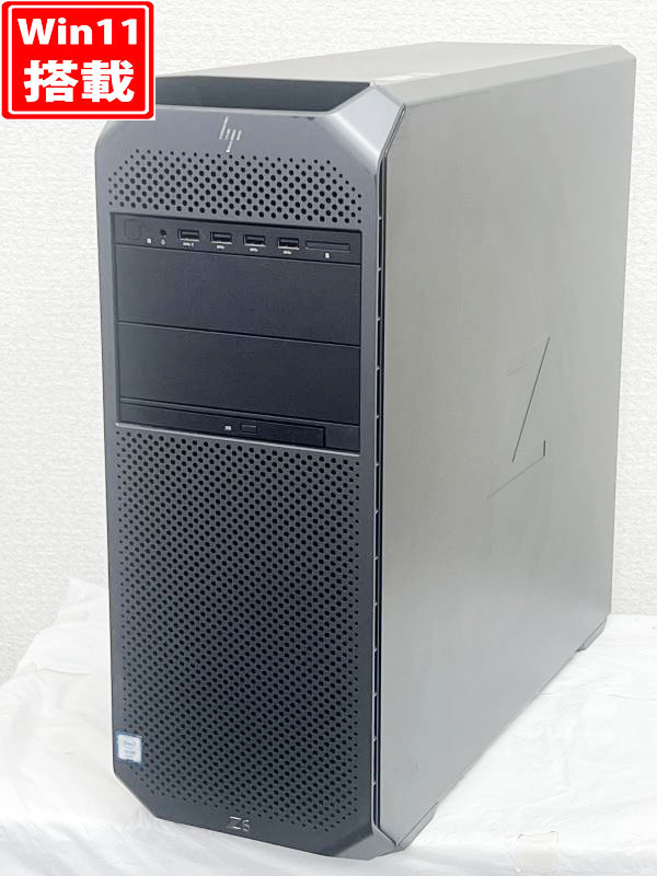 ゲーミングPC  中古美品 HP Z6 G4 Workstation Windows11 8コア Xeon Silver 4108 24GB NVMe 256GB-SSD + 2TB-HDD NVIDIA Quadro P2200 Office付き 中古パソコン 管:1549h