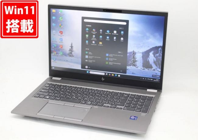 ゲーミングPC  良品 フルHD 15.6型 HP ZBook Fury 15.6inch G8 Workstation Windows11 8コア 11世代 i9-11950H 64GB NVMe 2TB-SSD NVIDIA RTX A4000 Laptop カメラ　LTE 管:1746h