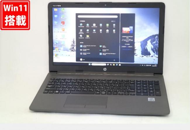 良品 フルHD 15.6型 HP 250G7 Windows11 第10世代 i5-1035G1 8GB NVMe 256GB-SSD カメラ 無線 Office付き 中古パソコン 税無 管:0935v