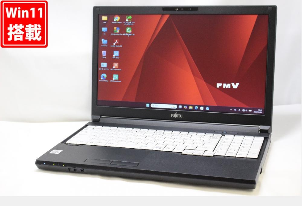 良品 15.6型 Fujitsu LIFEBOOK A5510D Windows11 第10世代 i5-10210U 8GB 128GB-SSD カメラ 無線Wi-Fi6 Office付き 中古パソコン 管:1051w