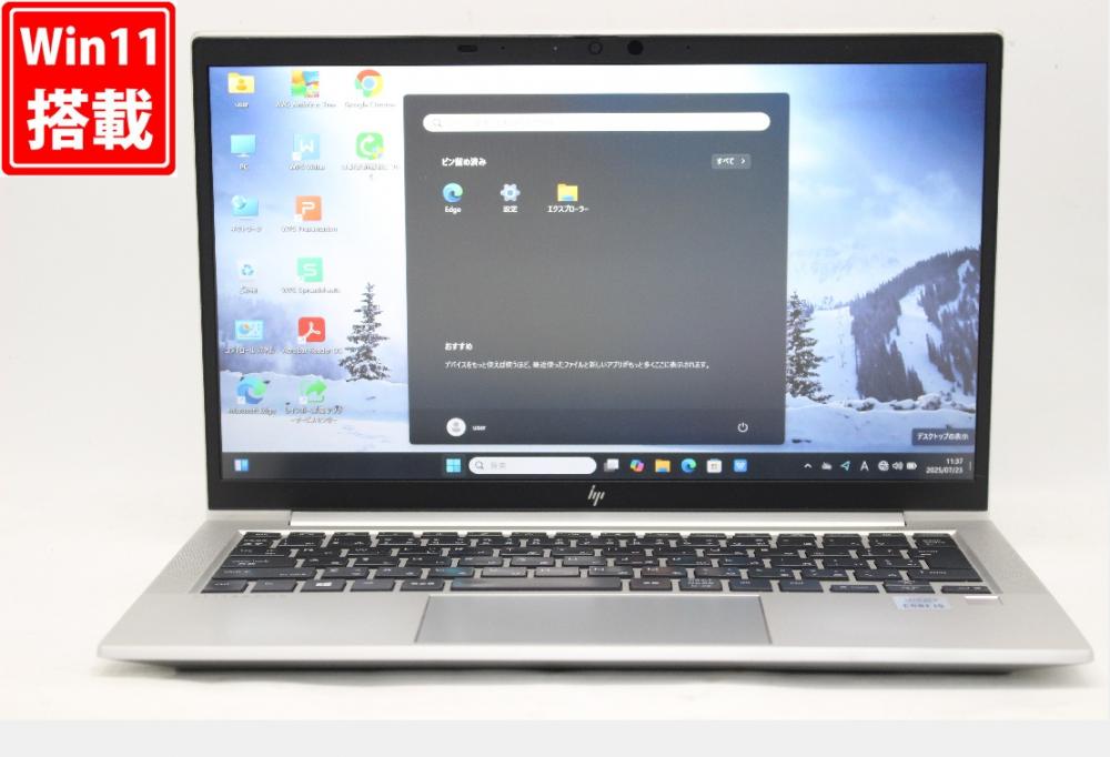 訳有 フルHD 13.3型 HP ELITEBOOK 830G7 Windows11 第10世代 i5-10310u 16GB NVMe 256GB-SSD カメラ 無線Wi-Fi6 Office付き 中古パソコン 管:1159r