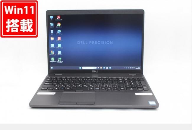 良品 15.6型 DELL Precision 3540 Windows11 第8世代 i7-8565U 16GB NVMe 256GB-SSD Readeon Pro WX 2100 無線 Office付き 中古パソコン 管:1199w