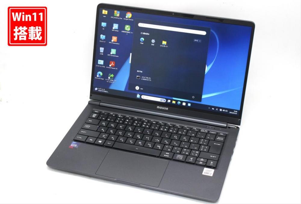 中古 フルHD 14型 Mouse Pro X4-i7CMLAB Windows11 第10世代 i7-10510u 16GB NVMe 512GB-SSD カメラ 無線Wi-Fi6 Office付き 中古パソコン 管:1043s