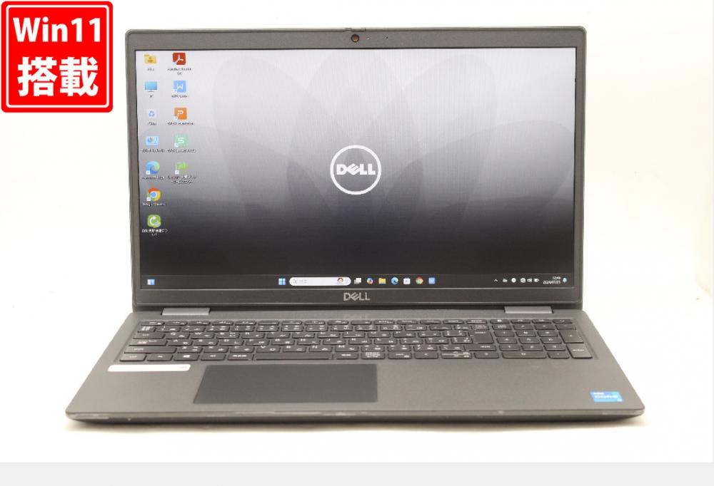 中古美品 フルHD 15.6型 DELL Latitude 3520 Windows11 11世代 i5-1135G7 8GB 256GB-SSD + 1TB-HDD カメラ 無線Wi-Fi6 Office付 中古パソコン 管:1400w