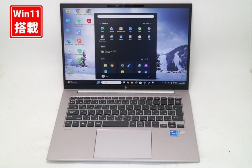 ゲーミングPC 中古 フルHD対応WUXGA 14型 HP ZBook Firefly 14 inch G9 Windows11 10コア Intel 第12世代 i7-1255U 16GB NVMe 512GB-SSD NVIDIA T500 Laptop カメラ 無線Wi-Fi6 Office付