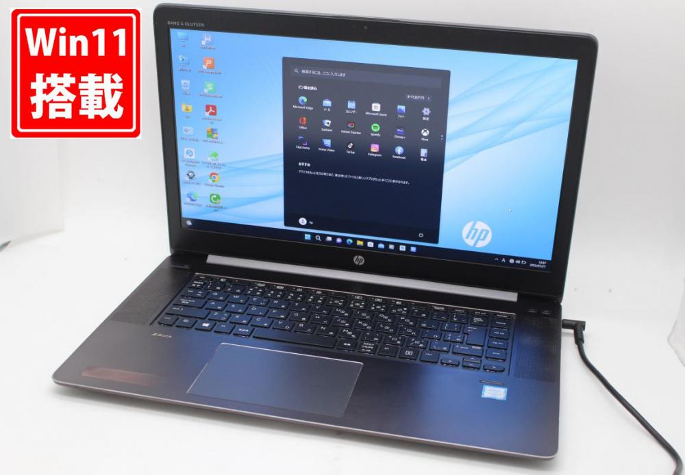 レインボー家電 / ゲーミングPC 訳有 フルHD 15.6型 HP zBook Studio G3 Windows11 六世代 i7-6700HQ  16GB 512GB(256×2)-SSD Quadro M1000M カメラ 無線 Office付 中古パソコン