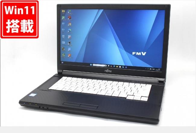 良品 フルHD 15.6型 Fujitsu LIFEBOOK A579B Windows11 第8世代 i5-8265U 8GB 512GB-SSD 無線 Office付き 中古パソコン 税無 管:1177w