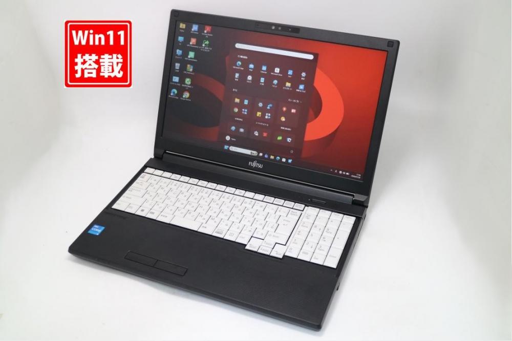 良品 フルHD 15.6型 Fujitsu LIFEBOOK A5512K Windows11 10コア Intel 第12世代 i5-1235u 8GB NVMe 256GB-SSD カメラ 無線Wi-Fi6 Office付き 中古パソコン 管:1718s