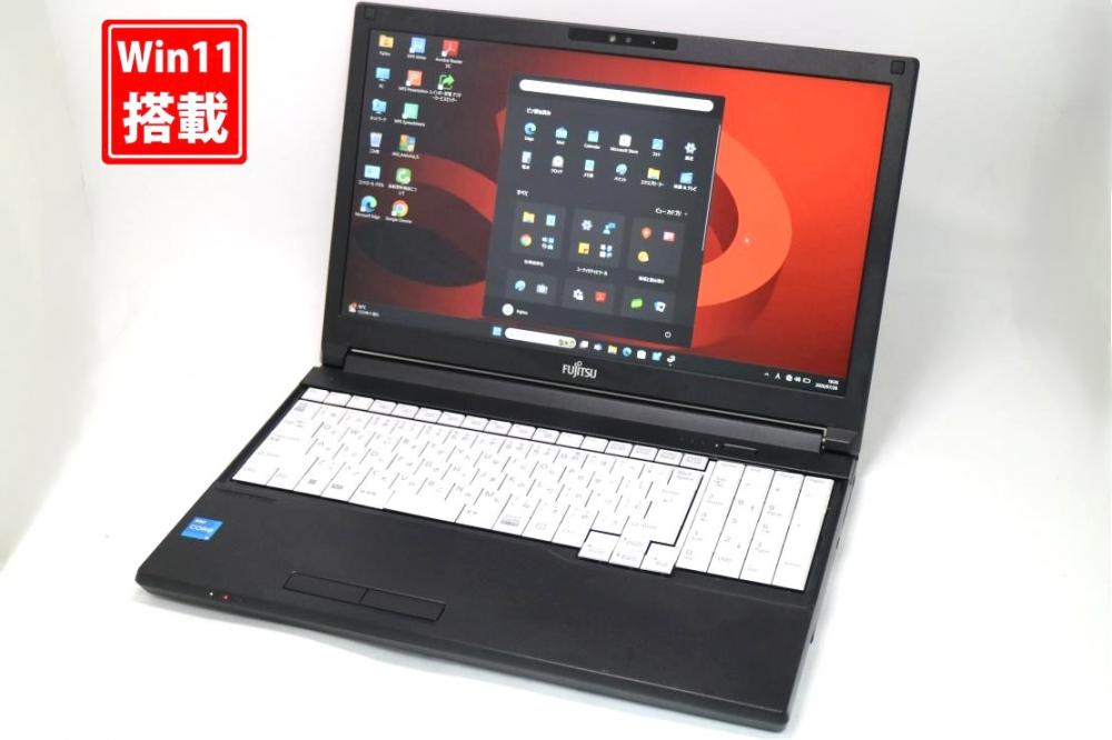 良品 フルHD 15.6型 Fujitsu LIFEBOOK A5512K Windows11 10コア Intel 第12世代 i5-1235u 8GB NVMe 256GB-SSD カメラ 無線Wi-Fi6 Office付き 中古パソコン 管:1808s