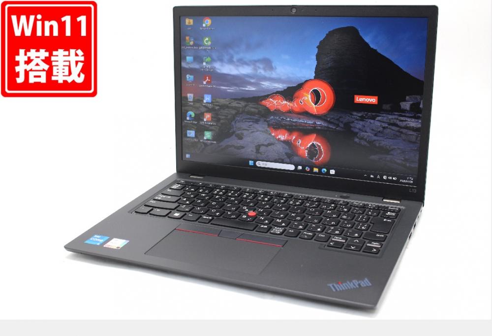 中古 フルHD対応WUXGA 13.3型 Lenovo ThinkPad L13 Gen4 Windows11 10コア 第13世代 i5-1335U 16GB NVMe 256GB-SSD カメラ 無線Wi-Fi6 Office付き 中古パソコン 管:1401w