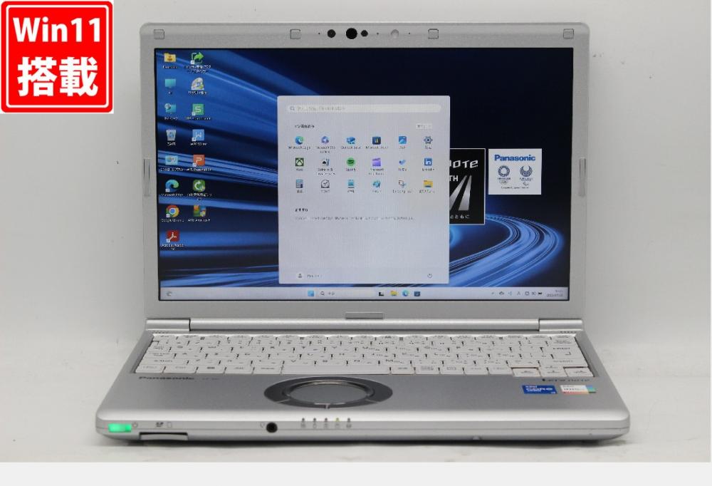 中古 フルHD対応WUXGA 12.1型 Panasonic Let's note SV1RDLKS Windows11 第11世代 i5-1145g7 16GB NVMe 256GB-SSD カメラ 無線Wi-Fi6 Office付き 中古パソコン 管:1756r