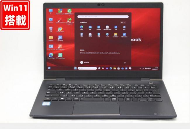 中古 フルHD 13.3型 TOSHIBA dynabook G83M Windows11 第8世代 i5-8250U 8GB NVMe 256GB-SSD カメラ 無線 Office付き 中古パソコン 管:1625v