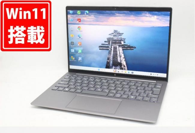 143時間 中古美品 フルHD対応WUXGA 13.3型 HP EliteBook 635 Aero G11 AI PC Windows11 AMD Ryzen5 8640U 16GB NVMe 512GB-SSD AMD Radeon 760M カメラ 無線Wi-Fi6 Office付き 中古パソ
