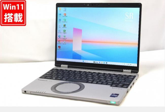 良品 フルHD 12.4型 Panasonic Let's note CF-SR3SKEAS Windows11 10コア 第12世代 i5-1245u 8GB NVMe 256GB-SSD カメラ 無線Wi-Fi6 Office付き 中古パソコン 管:1841w