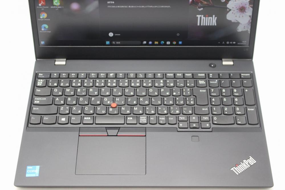新品256GB-SSD 美品 15.6型 Lenovo ThinkPad L15 Gen2 Type-20X4 Windows11 11世代 i5-1135G7 8GB カメラ Wi-Fi6 Office付 中古パソコン