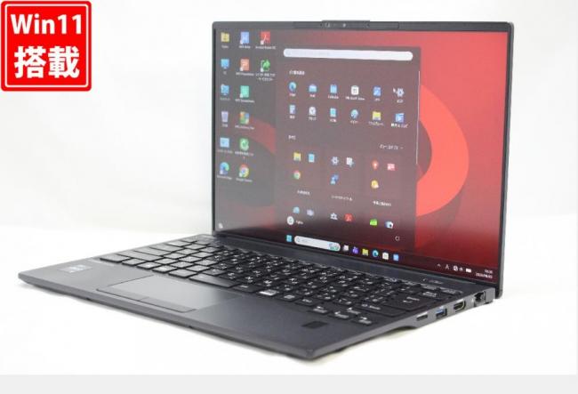 中古 フルHD対応WUXGA 13.3型 Fujitsu LIFEBOOK U9413MX Windows11 14コア 第13世代 i7-1370p 16GB NVMe 512GB-SSD カメラ 無線Wi-Fi6 Office付き 中古パソコン 管:0940r