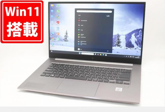 ゲーミングPC  中古美品 フルHD 15.6型 HP ZBook Studio G7 Windows11 第10世代 i7-10750H 16GB NVMe 512GB-SSD NVIDIA Quadro T1000 with Max-Q Design カメラ 無線Wi-Fi6 Office付き