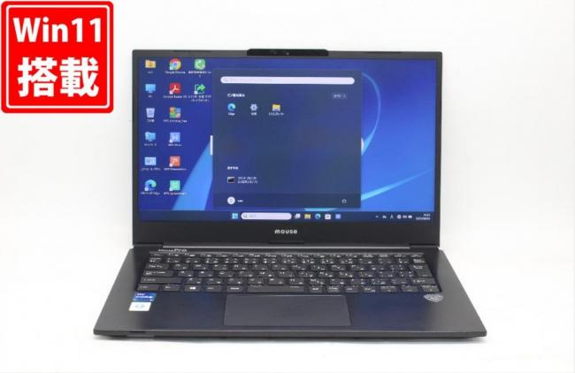 中古美品 フルHD 14型 MousePro NB420Z82G-BPQD Windows11 第11世代 i7-1165G7 8GB NVMe 512GB-SSD カメラ 無線Wi-Fi6 Office付き 中古パソコン 管:1045j