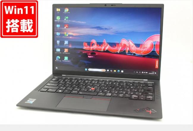 良品 フルHD対応WUXGA 14型 Lenovo ThinkPad X1 Carbon Gen10 Windows11 12コア 第12世代 i7-1260P 32GB NVMe 512GB-SSD カメラ 無線Wi-Fi6 Office付き 中古パソコン 管:1871w