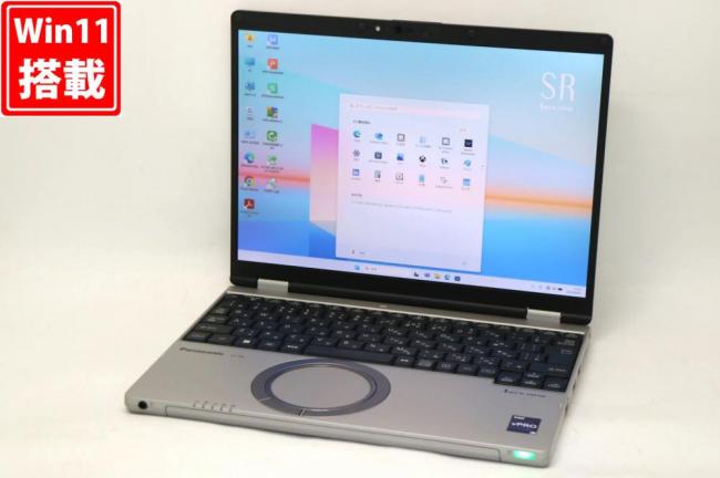 中古　使用1220時間 フルHD 12.4型 Panasonic Let’s note CF-SR4RFAAS グレー Windows11 10コア 第13世代 i5-1345U 16GB NVMe 256GB-SSD カメラ LTE 無線Wi-Fi6 Office付き 中古パソコン 管:1743h