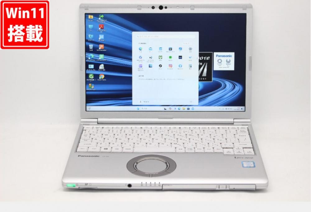中古 フルHD対応WUXGA 12.1型 Panasonic Let's Note CF-SV8RDAVS Windows11 第8世代 i5-8365U 8GB 256GB-SSD カメラ 無線 Office付き 中古パソコン 管:0935v