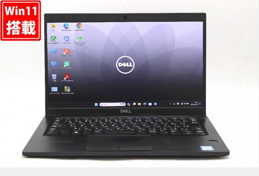 レインボー家電 / 中古 フルHD 13.3型 DELL Latitude 7390 Windows11 八世代 i7-8650U 16GB NVMe  512GB-SSD カメラ 無線 Office付 中古パソコン 管:1040w