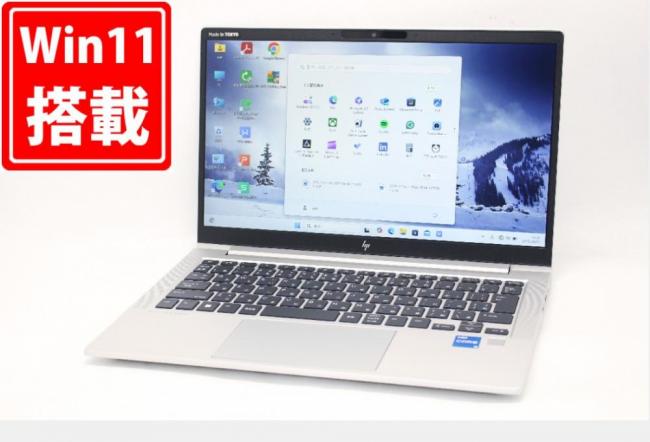 充放電回数19回  771時間 中古美品 フルHD 13.3型 HP EliteBook 630 G10 Windows11 10コア 第13世代 i5-1335U 16GB NVMe 256GB-SSD カメラ 無線Wi-Fi6 Office付き 中古パソコン 管:1836m