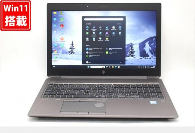 中古 フルHD 15.6型 HP ZBook 15G5 Windows11 第8世代 i7-8750H 32GB NVMe 512GB-SSD NVIDIA Quadro P1000 無線 Office付き 中古パソコン 管:0959v