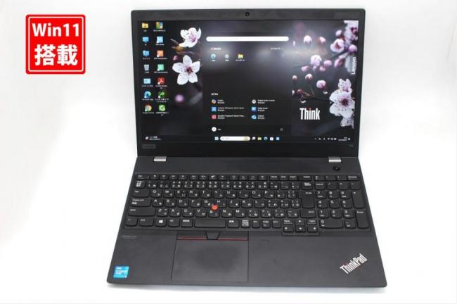 中古良品 フルHD 15.6型 Lenovo ThinkPad T15 Gen2 Windows11 第11世代 i5-1145G7 16GB NVMe 256GB-SSD カメラ LTE 無線 Office付き 中古パソコン 管:1529s