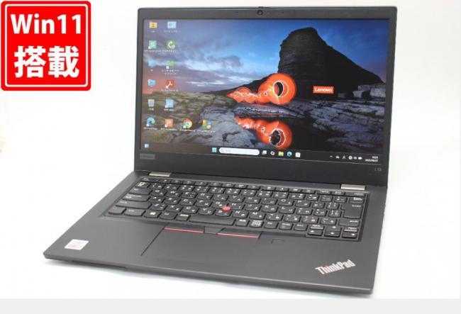 中古 フルHD 13.3型 Lenovo ThinkPad L13 Gen1 Windows11 第10世代 i7-10510U 16GB NVMe 512GB-SSD カメラ 無線 Office付き 中古パソコン 管:0908w